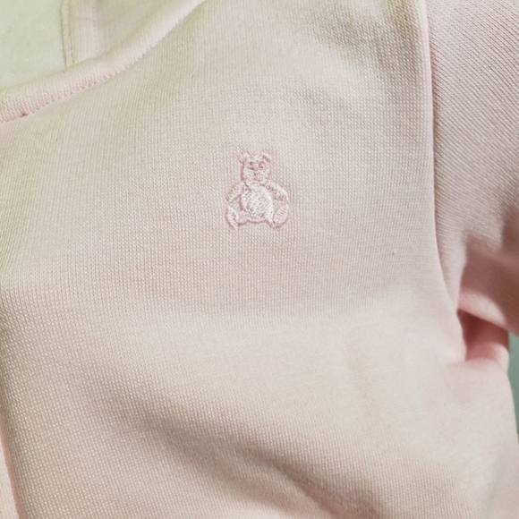 🆕️ Gap Baby Cozy Brannan Bear Outfit Set in Pink Cameo size 6-12 months - Picture 8 of 8
